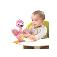 VTECH Flamingo Rigolo — Jouet d'éveil flamant rose 9-36 mois, sons,