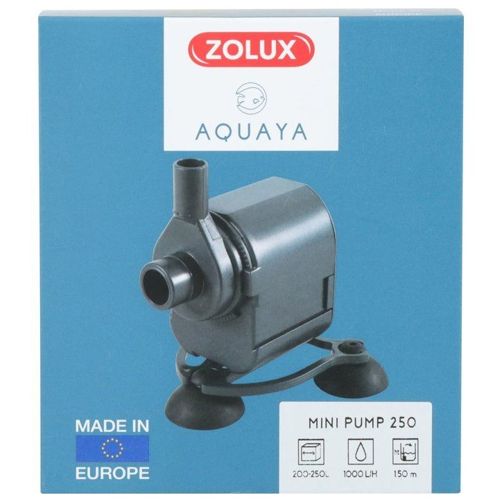 Mini pompe a eau aquarium - ZOLUX - 13 W - Débit 1000 L/H - Buse refoulement rotative - Pour aquarium de 160 a 250 L Mini pompe a eau aquarium - ZOLUX - 13 W - Débit 1000 L/H - Buse refoulement rotative - Pour aquarium de 160 a 250 L