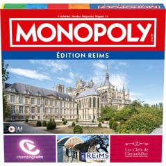 MONOPOLY Reims - Jeu de société - WINNING MOVES - 2 a 6 joueurs - De