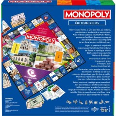 MONOPOLY Reims - Jeu de société - WINNING MOVES - 2 a 6 joueurs - De