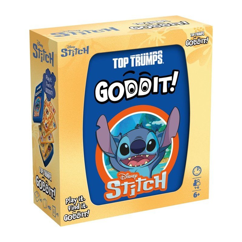 GODDIT - Top Trumps Stitch - Jeu de cartes - WINNING MOVES - 1 a 6 jou