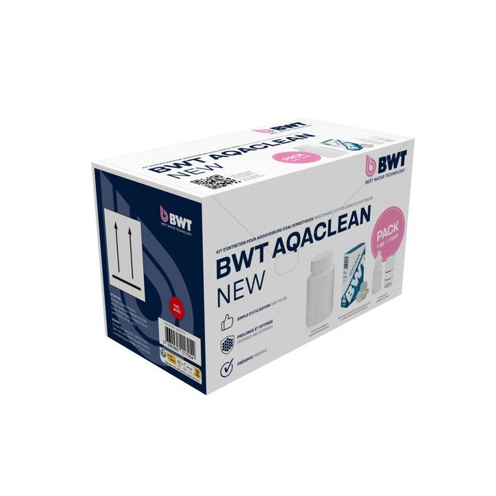 Solution entretien adoucisseur - BWT - IOCLEAN/Entretien - Nettoyage résines - Élimination dépôts & contaminants Solution entretien adoucisseur - BWT - IOCLEAN/Entretien - Nettoyage résines - Élimination dépôts & contaminants