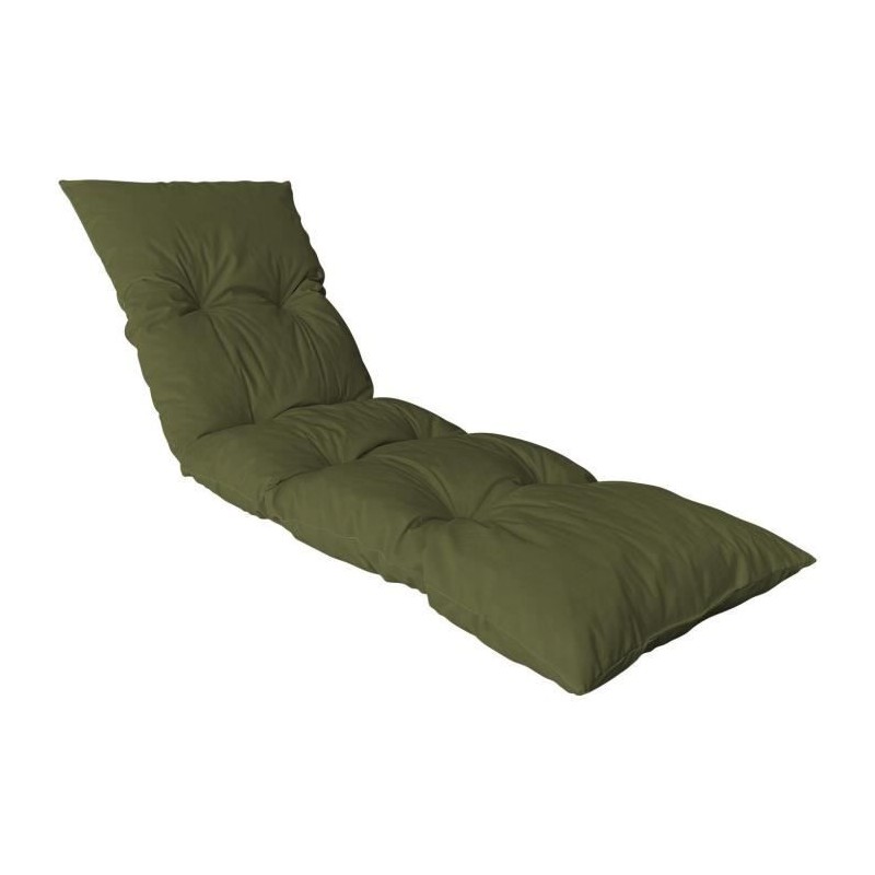 Coussin bain de soleil - JARDIN PRIVE - FLOCONS - Algue Coussin bain de soleil - JARDIN PRIVE - FLOCONS - Algue