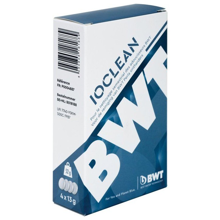 Solution entretien adoucisseur - BWT - IOCLEAN/Entretien - Nettoyage résines - Élimination dépôts & contaminants Solution entretien adoucisseur - BWT - IOCLEAN/Entretien - Nettoyage résines - Élimination dépôts & contaminants