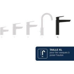 Mitigeur de lavabo - GROHE DICE - Taille XL - Corps lisse sans vidage