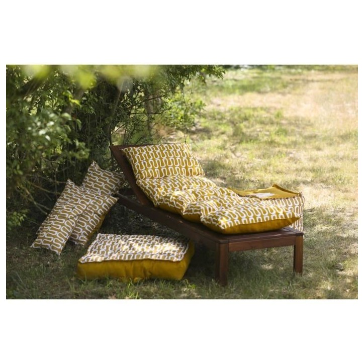 Coussin bain de soleil - JARDIN PRIVE - FLOCONS ELECTRO - Cumin Coussin bain de soleil - JARDIN PRIVE - FLOCONS ELECTRO - Cumin