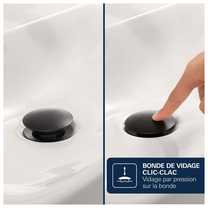 Mitigeur de lavabo - GROHE DICE - Taille M - Vidage clic-clac - Noir mat Mitigeur de lavabo - GROHE DICE - Taille M - Vidage clic-clac - Noir mat