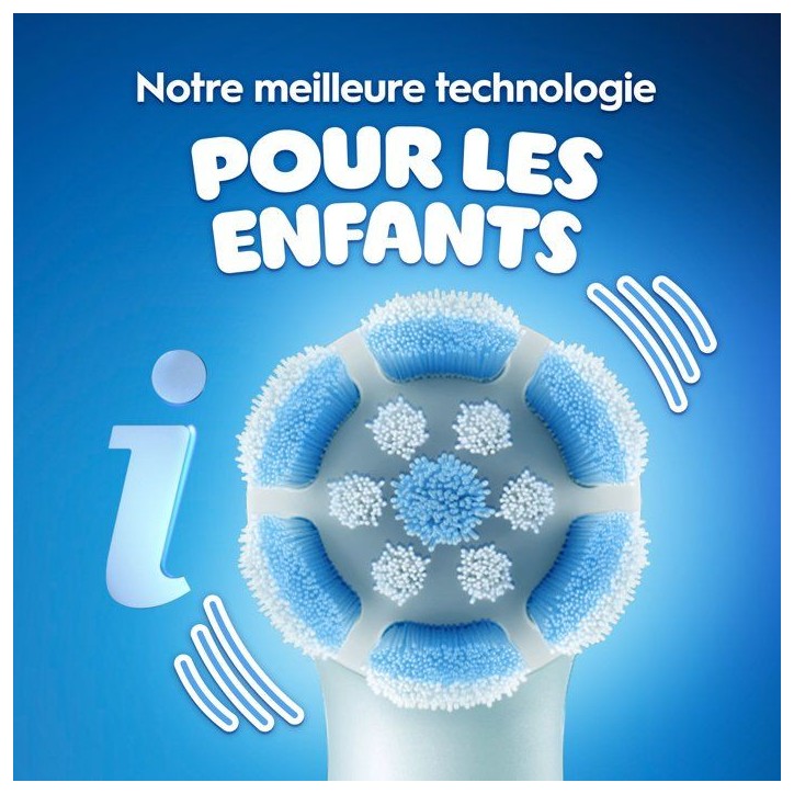 Brosse a dents électrique Stitch - ORAL-B - iO Kids6+ - Pour enfant - Bleu - Micro-vibrations - Rechargeable - Disney - Des 6 a