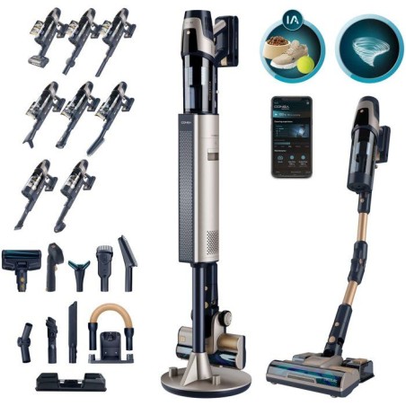 Aspirateur Balai Laveur - CECOTEC RZ90 AI AquaPet Flex Connected - 310