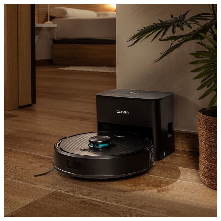 Aspirateur robot laveur - CECOTEC Conga Y50 - 5 000 Pa - Noir