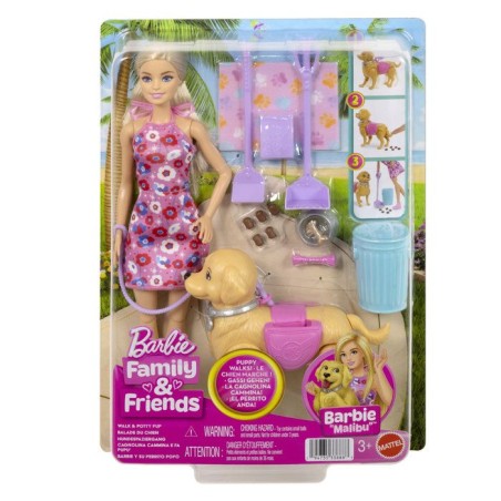 Poupée - MATTEL - JJB46 - Chiot qui marche - Fait ses besoins - Acces