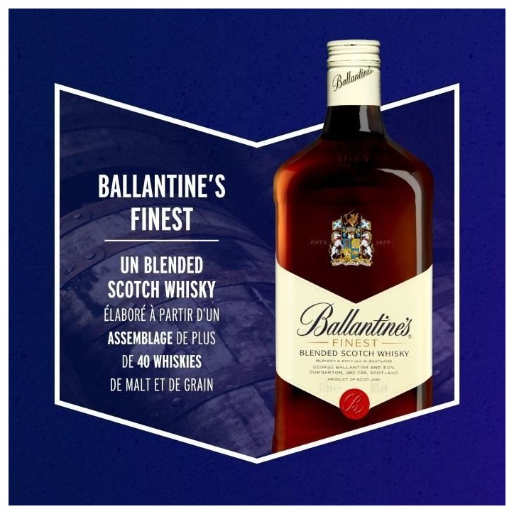 Ballantine's - Finest Whisky Ecossais - 40,0% Vol. - 200cl