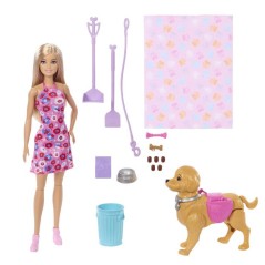 Poupée - MATTEL - JJB46 - Chiot qui marche - Fait ses besoins - Acces