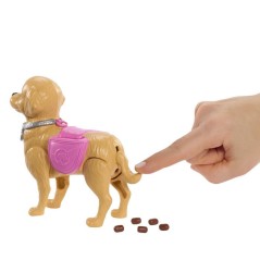 Poupée - MATTEL - JJB46 - Chiot qui marche - Fait ses besoins - Acces