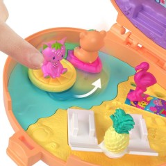 Coffret Polly Pocket - MATTEL - JKC79 - Peluche amovible - Hamac oscil
