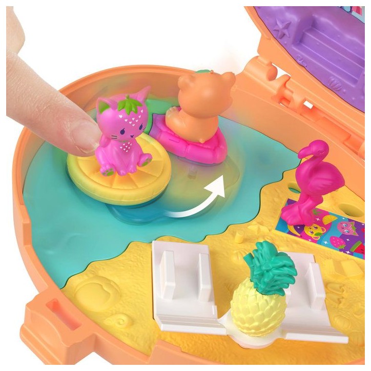 Coffret Polly Pocket - MATTEL - JKC79 - Peluche amovible - Hamac oscillant - Porte-clé transportable Coffret Polly Pocket - MATTEL - JKC79 - Peluche amovible - Hamac oscillant - Porte-clé transportable