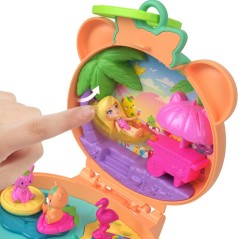 Coffret Polly Pocket - MATTEL - JKC79 - Peluche amovible - Hamac oscil