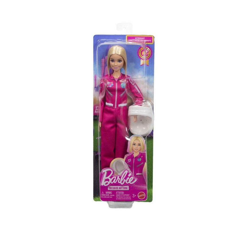 Barbie poupée Astronaute - L'espace - Rose - Tenue amovible - MATTEL