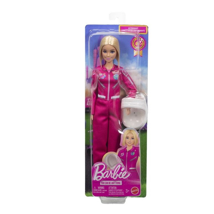 Barbie poupée Astronaute - L'espace - Rose - Tenue amovible - MATTEL - JKF77 - Des 3 ans Barbie poupée Astronaute - L'espace - Rose - Tenue amovible - MATTEL - JKF77 - Des 3 ans