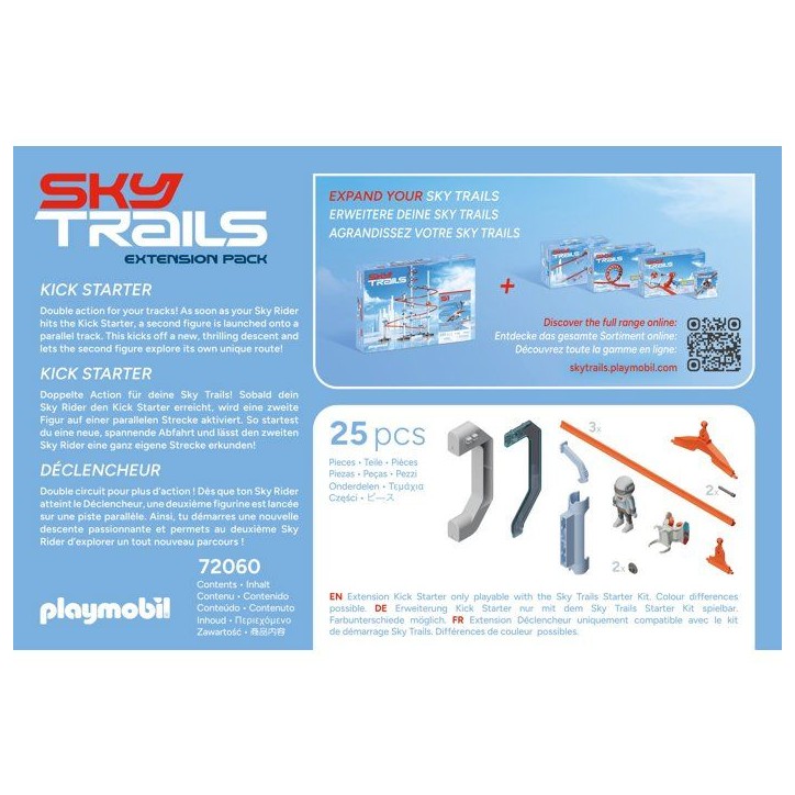 PLAYMOBIL Set d'expansion 72060 Sky Trails - Kick starter