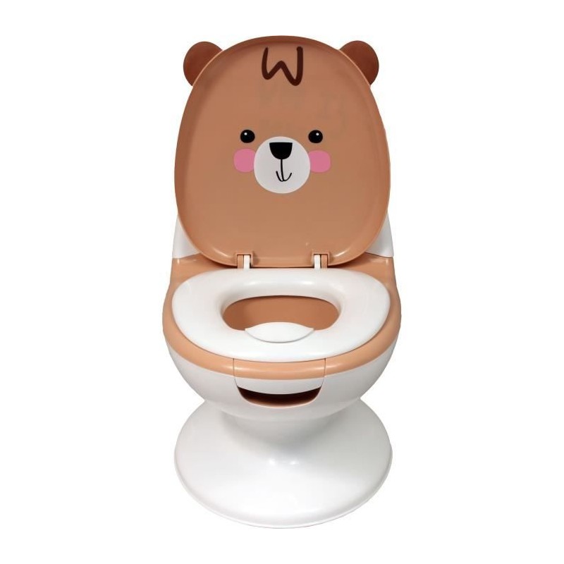 Pot bébé éducatif BAMBISOL - Couvercle et siege rabattable - Manett Pot bébé éducatif BAMBISOL - Couvercle et siege rabattable - Manett