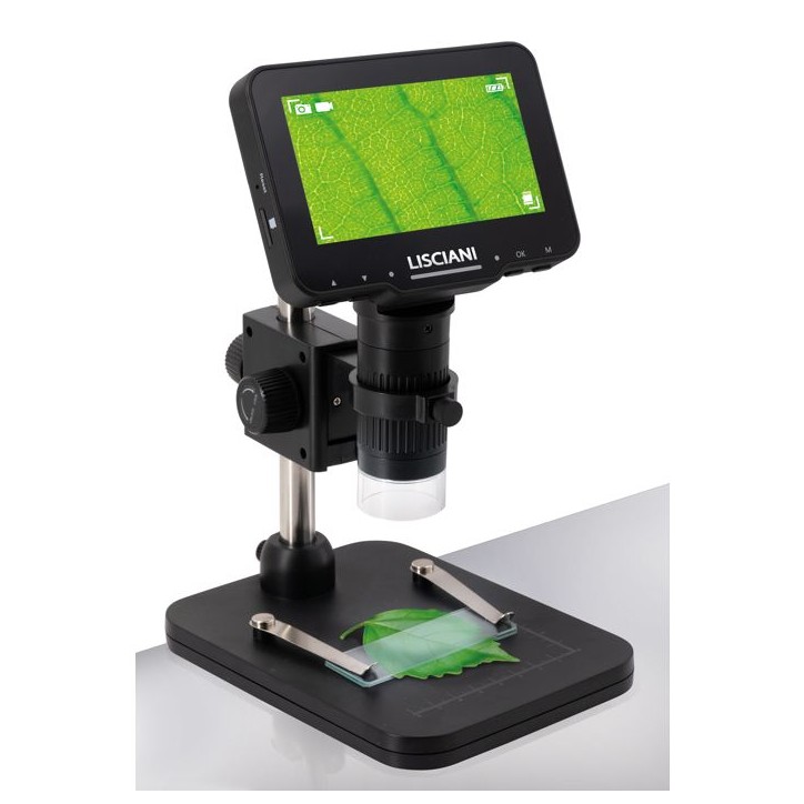 Microscope numérique - LISCIANIGIOCHI - I'M A GENIUS - Jusqu'a 1000× - Écran IPS 4,3 - 8 LED réglables Microscope numérique - LISCIANIGIOCHI - I'M A GENIUS - Jusqu'a 1000× - Écran IPS 4,3 - 8 LED réglables