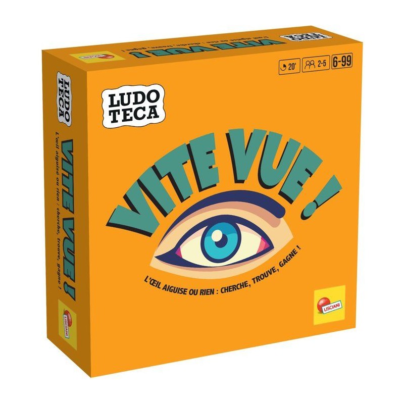 Vite Vue! - Jeu d'Observation - LUDOTECA - LISCIANIGIOCHI - 167 Jetons