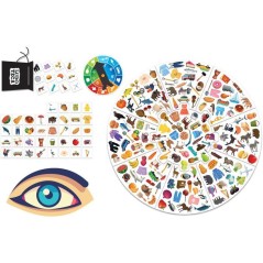 Vite Vue! - Jeu d'Observation - LUDOTECA - LISCIANIGIOCHI - 167 Jetons - De 2 a 5 joueurs - Des 6 ans