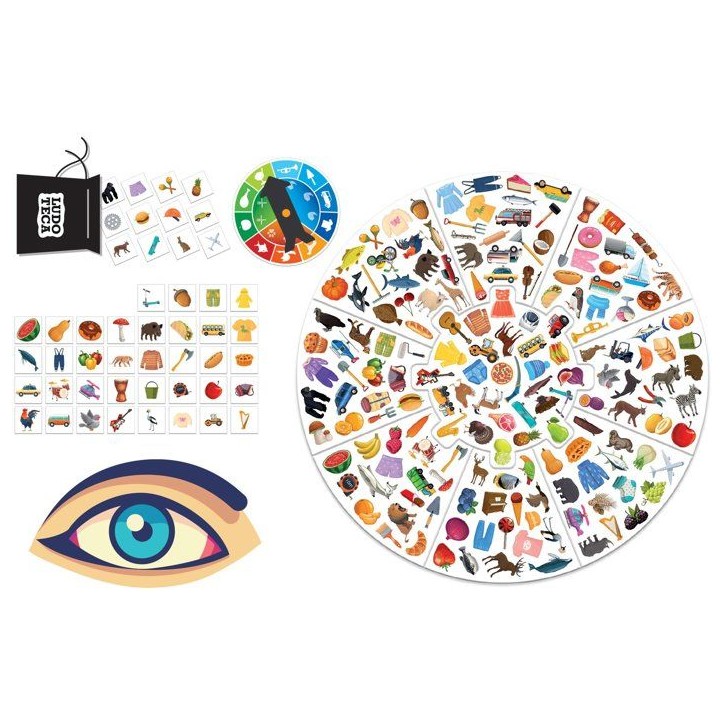 Vite Vue! - Jeu d'Observation - LUDOTECA - LISCIANIGIOCHI - 167 Jetons - De 2 a 5 joueurs - Des 6 ans Vite Vue! - Jeu d'Observation - LUDOTECA - LISCIANIGIOCHI - 167 Jetons - De 2 a 5 joueurs - Des 6 ans