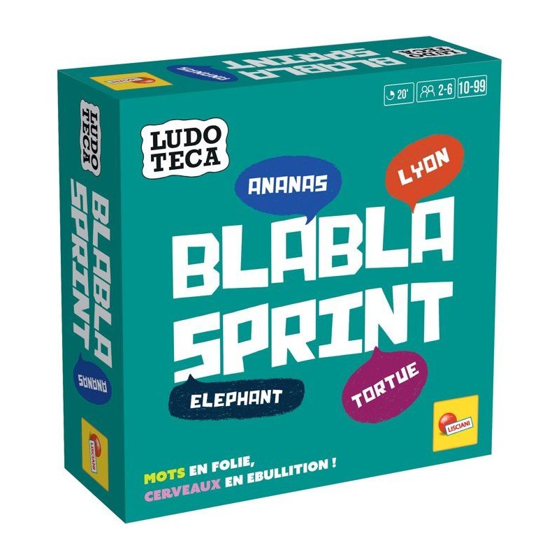 Blabla Sprint - Jeu de Mots - LUDOTECA - LISCIANIGIOCHI - De 2 a 6 jou