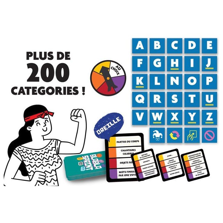 Blabla Sprint - Jeu de Mots - LUDOTECA - LISCIANIGIOCHI - De 2 a 6 joueurs - Des 10 ans Blabla Sprint - Jeu de Mots - LUDOTECA - LISCIANIGIOCHI - De 2 a 6 joueurs - Des 10 ans