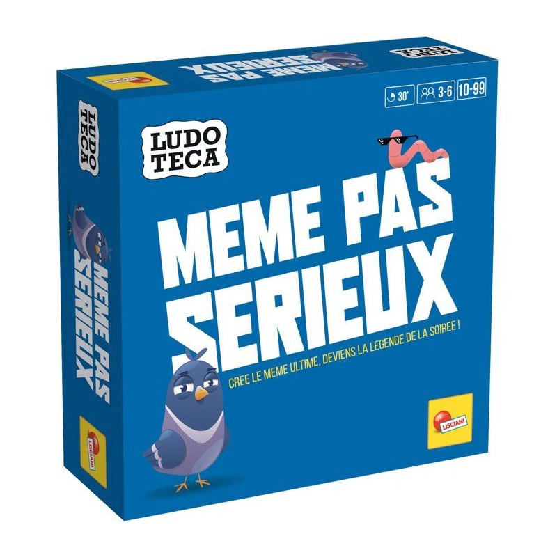 Meme Pas Sérieux - Jeu d'Humour - LUDOTECA - LISCIANIGIOCHI - De 3 a