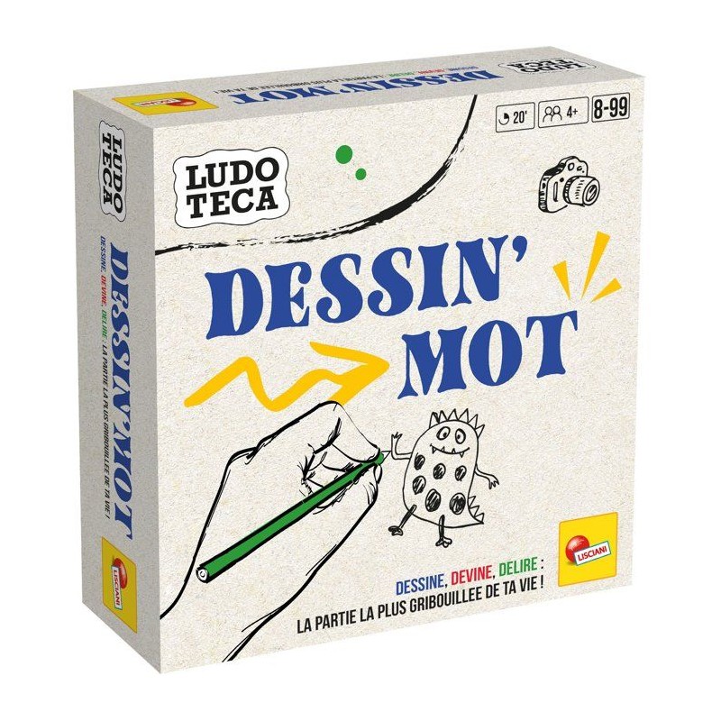 Dessin'Mot - Jeu de Dessin - LUDOTECA - LISCIANIGIOCHI - a partir de 4
