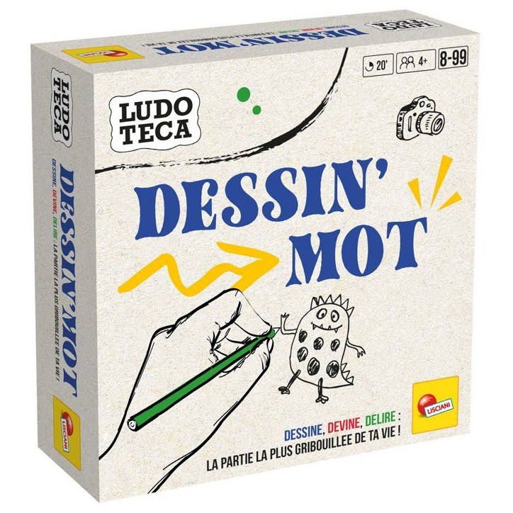 Dessin'Mot - Jeu de Dessin - LUDOTECA - LISCIANIGIOCHI - a partir de 4 joueurs - Des 8 ans Dessin'Mot - Jeu de Dessin - LUDOTECA - LISCIANIGIOCHI - a partir de 4 joueurs - Des 8 ans