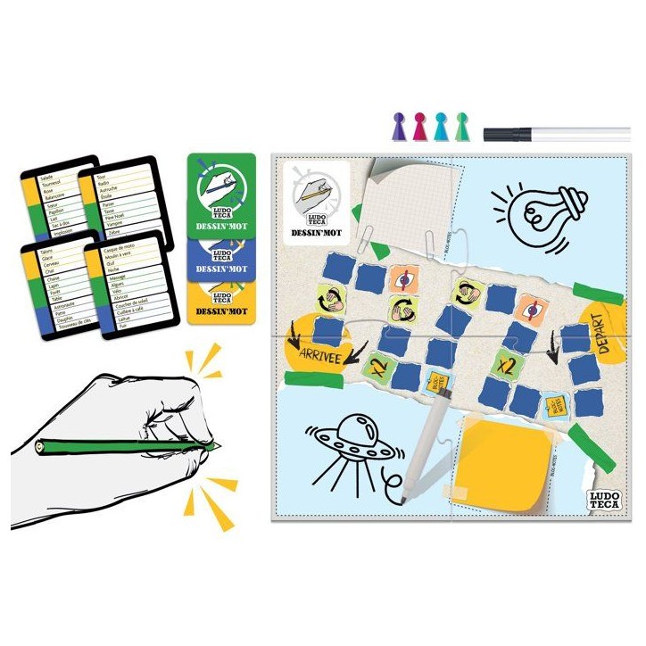 Dessin'Mot - Jeu de Dessin - LUDOTECA - LISCIANIGIOCHI - a partir de 4 joueurs - Des 8 ans Dessin'Mot - Jeu de Dessin - LUDOTECA - LISCIANIGIOCHI - a partir de 4 joueurs - Des 8 ans