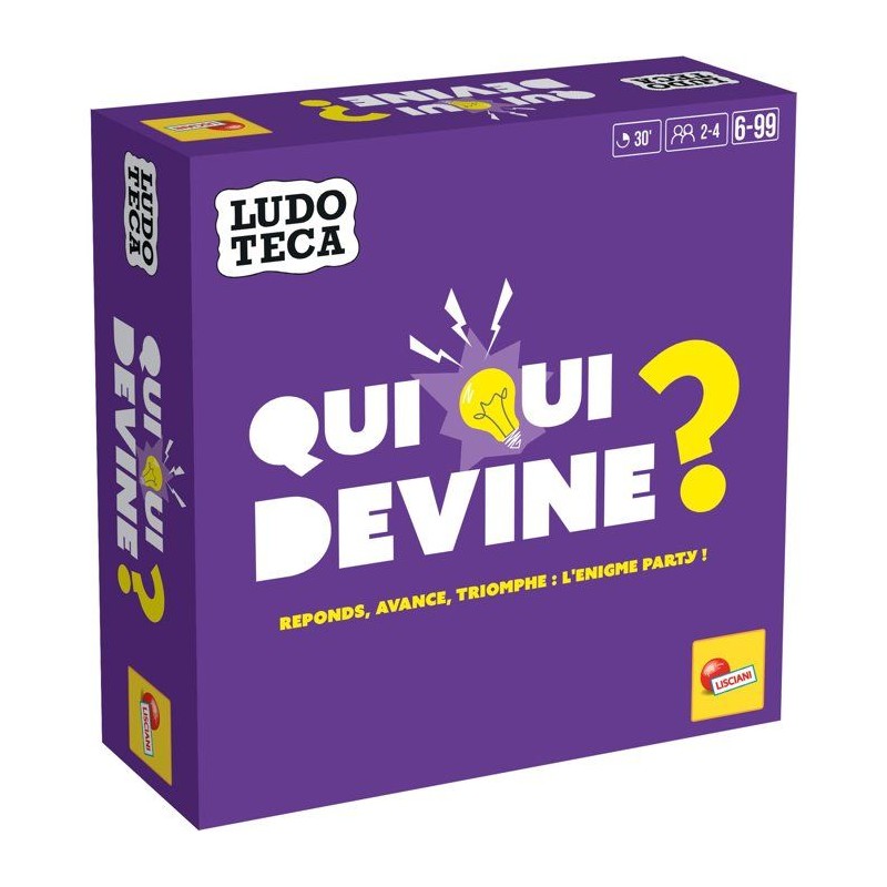 Qui Qui Devine? - Jeu d'Énigmes - LUDOTECA - LISCIANIGIOCHI - 2 a 4 j