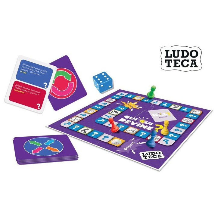 Qui Qui Devine? - Jeu d'Énigmes - LUDOTECA - LISCIANIGIOCHI - 2 a 4 joueurs - Des 6 ans Qui Qui Devine? - Jeu d'Énigmes - LUDOTECA - LISCIANIGIOCHI - 2 a 4 joueurs - Des 6 ans