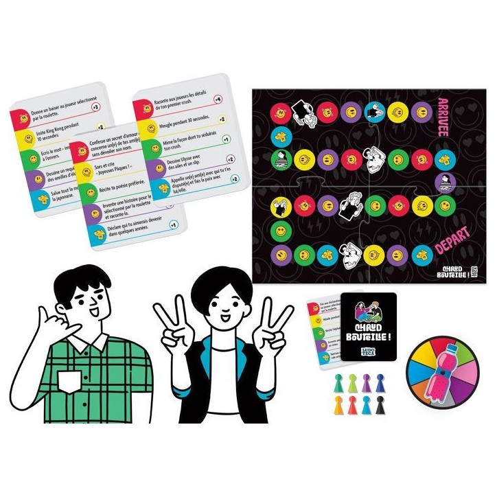 Chaud Bouteille! - Jeu de Défis - LUDOTECA - LISCIANIGIOCHI - 3 a 8 joueurs - Des 10 ans Chaud Bouteille! - Jeu de Défis - LUDOTECA - LISCIANIGIOCHI - 3 a 8 joueurs - Des 10 ans