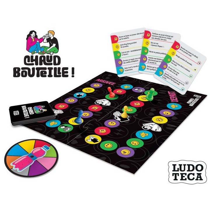 Chaud Bouteille! - Jeu de Défis - LUDOTECA - LISCIANIGIOCHI - 3 a 8 joueurs - Des 10 ans Chaud Bouteille! - Jeu de Défis - LUDOTECA - LISCIANIGIOCHI - 3 a 8 joueurs - Des 10 ans