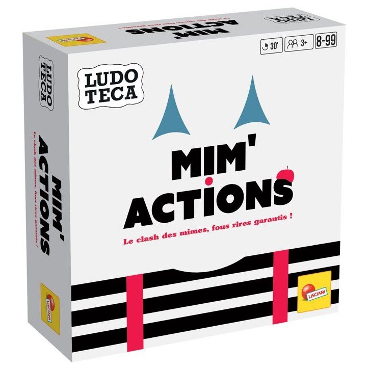 Mim'Actions - Jeu de mime - LUDOTECA - LISCIANIGIOCHI - a partir de 3 joueurs - Des 8 ans