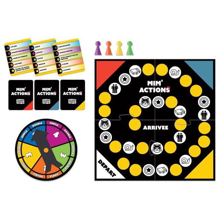 Mim'Actions - Jeu de mime - LUDOTECA - LISCIANIGIOCHI - a partir de 3 joueurs - Des 8 ans