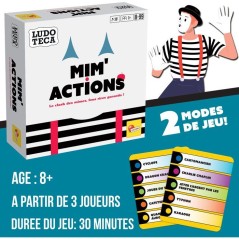 Mim'Actions - Jeu de mime - LUDOTECA - LISCIANIGIOCHI - a partir de 3