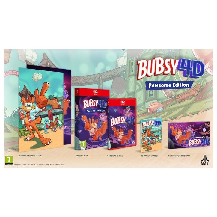 Bubsy 4D - Édition Pawsome • Jeu Nintendo Switch 2