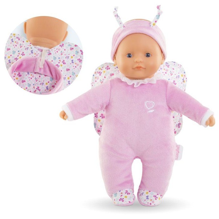 Mon Doudou - COROLLE - Pti' Coeur Papillon - 30 cm - Senteur vanille Mon Doudou - COROLLE - Pti' Coeur Papillon - 30 cm - Senteur vanille