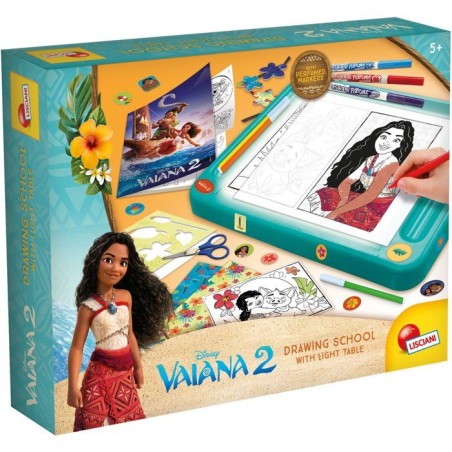 École de dessins avec table lumineuse - Vaiana 2 - LISCIANIGIOCHI - K