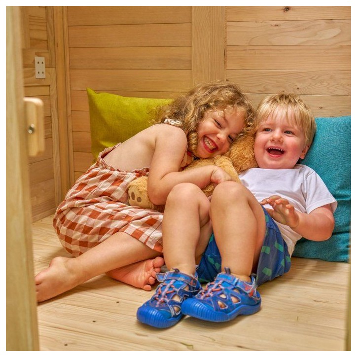 Maisonnette en bois - TP TOYS - Bouton d'or Cottage - FSC avec plancher - 89 x 98,6 x 134 cm Maisonnette en bois - TP TOYS - Bouton d'or Cottage - FSC avec plancher - 89 x 98,6 x 134 cm