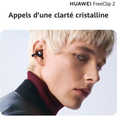 Ecouteurs sans fil - HUAWEI - Freeclip 2 - Noir