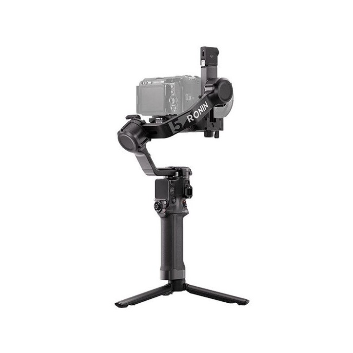 Stabilisateur caméra - DJI - RS 5 - Bluetooth - Rotation continue a 360° - Ecran tactile - Noir