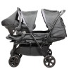 Poussette Double BAMBISOL - Toute équipée - Habillage pluie inclus -