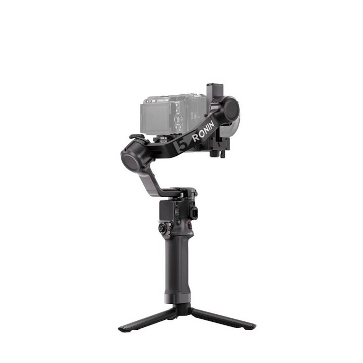 Stabilisateur caméra - DJI - RS 5 - Bluetooth - Rotation continue a 360° - Ecran tactile - Noir